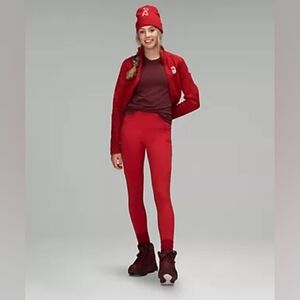 Team Canada Fast and Free Brushed Nulux High-Rise Tight 28" *COC Logo Cr…